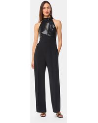Whistles - Glamorous Sequin Bodice Jumpsuit - Lyst
