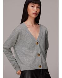 Whistles - Cashmere Cardigan - Lyst