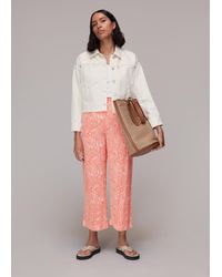 Whistles - Woodland Animal Print Trouser - Lyst