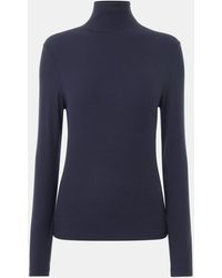 Whistles - Essential Ribbed Polo Neck - Lyst