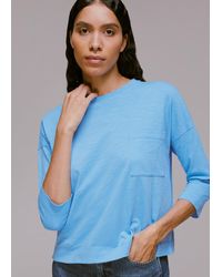 Whistles - Cotton Patch Pocket Top - Lyst