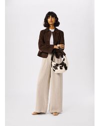 Whistles - Wide Leg Linen Trouser - Lyst