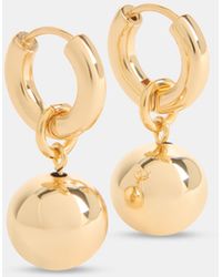 Whistles - Sphere Drop Huggie Earring - Lyst