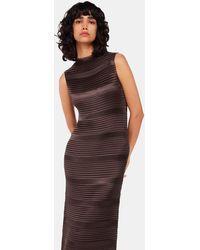 Whistles - Sleeveless Ruched Column Dress - Lyst