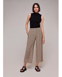 Whistles - Dashed Leopard Print Trouser - Lyst