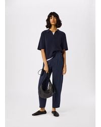 Whistles - Linen Barrel Leg Trouser - Lyst