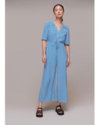 Whistles - Vertical Stack Jumpsuit - Lyst