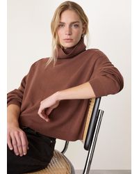 Whistles - Wool Cowl Neck Knit Jumper - Lyst