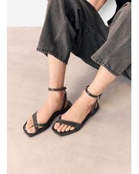 Whistles - Toe Loop Strappy Sandal - Lyst