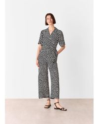 Whistles - Abstract Triangle Jumpsuit - Lyst