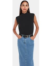Whistles - Funnel Neck Tank - Lyst