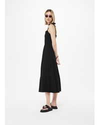 Whistles - Smocked Tiered Jersey Dress - Lyst