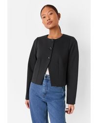 Whistles - Petite Anne Ponte Button Jacket - Lyst