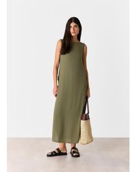 Whistles - Tie Side Beach Dress - Lyst
