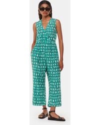 Whistles - Petite Linked Smudge Lorna Jumpsuit - Lyst