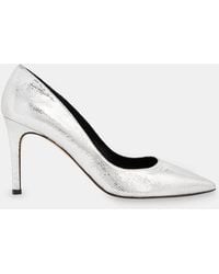 Whistles - Corie Textured Heeled Pump - Lyst