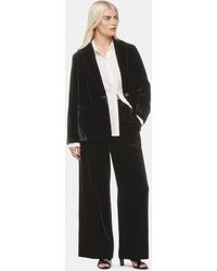 Whistles - Petite Olivia Velvet Blazer - Lyst