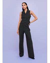Whistles - Sienna Wool Blend Trouser - Lyst