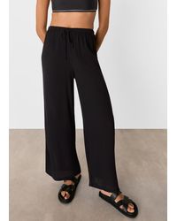 Whistles - Tie Front Beach Trouser - Lyst