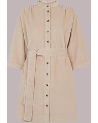 Whistles - Cord Mini Dress - Lyst