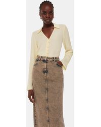 Whistles - Daphne Button Front Shirt - Lyst