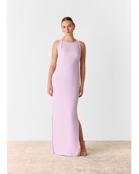 Whistles - Tie Back Maxi Dress - Lyst