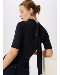 Whistles - Tie Neck Detail Top - Lyst