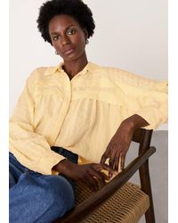 Whistles - Textured Frill Detail Blouse - Lyst