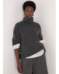 Whistles - Roll Neck Wool Mix Jumper - Lyst