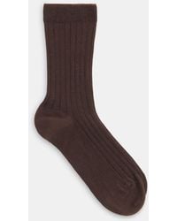 Whistles - Classic Ribbed Socks - Lyst