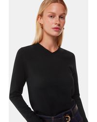 Whistles - Mila V Neck Knit - Lyst