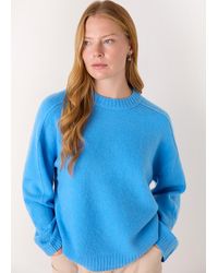 Whistles - Wool Mix Seam Detail Knit - Lyst