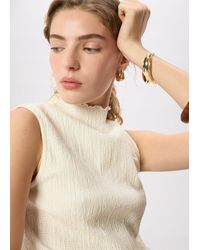 Whistles - Textured Sleeveless Top - Lyst