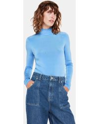 Whistles - Slinky High Neck Top - Lyst