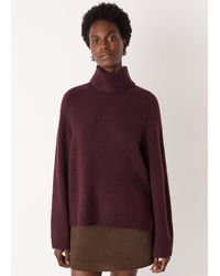 Whistles - Roll Neck Wool Mix Jumper - Lyst