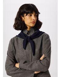 Whistles - Triangular Knitted Scarf - Lyst