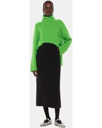 Whistles - Textured Rib Detail Roll Neck - Lyst