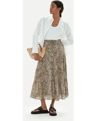 Whistles - Ink Spot Crinkle Skirt - Lyst
