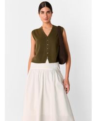 Whistles - Bailey Button Through Tank - Lyst