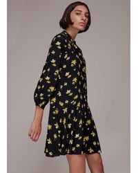 Whistles - Falling Floral Flippy Dress - Lyst
