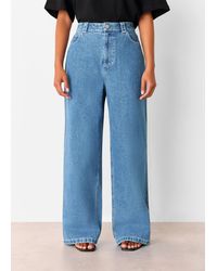 Whistles - Petite Relaxed Straight Leg Jean - Lyst
