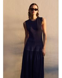 Whistles - Knitted 2In1 Bubble Hem Dress - Lyst