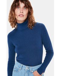 Whistles - Maja Knitted Polo Neck Knit - Lyst