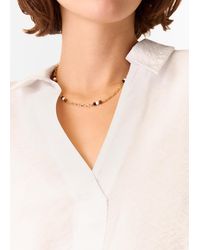 Whistles - Beaded Chain Necklace - Lyst