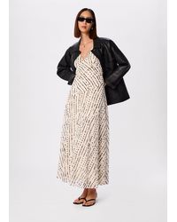 Whistles - Dashed Spot Dobby Maxi Dress - Lyst