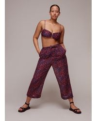 Whistles - Layda Animal Beach Trouser - Lyst
