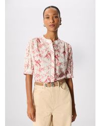 Whistles - Tropical Bird Textured Shirt - Lyst
