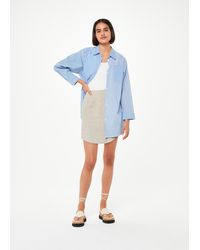 Whistles - Curved Hem Linen Skirt - Lyst