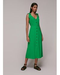 Whistles - Hanna Tie Shoulder Dress - Lyst