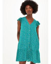 Whistles - Petite Floral Crescent Flippy Dress - Lyst